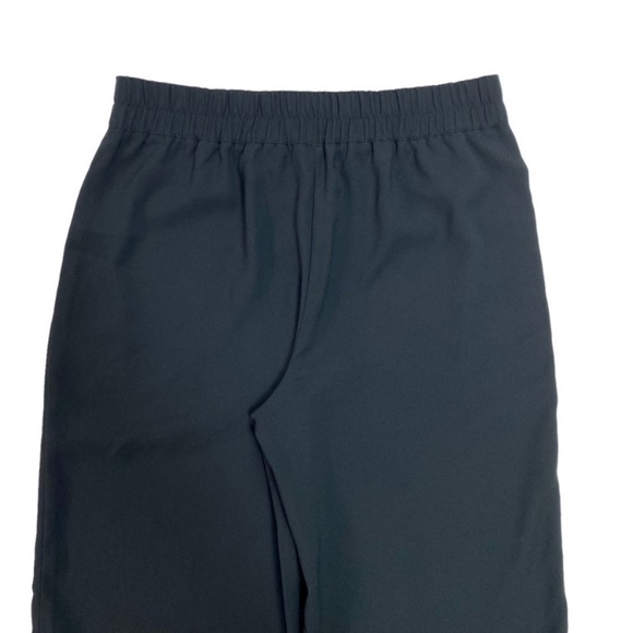 J.CREW Pull on Wide Crop Trouser Pants in Black Size 12 Style #AV443 New - Picture 5 of 10